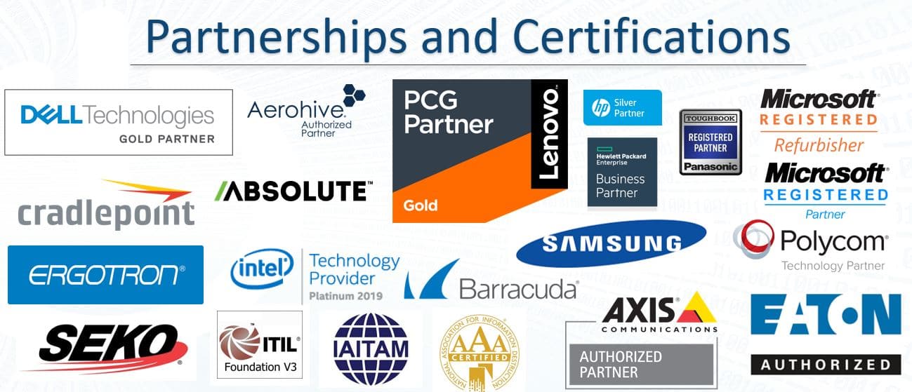 parters, IT, HTG, Dell, Lenovo, Microsfot, Samsung, cradlepoint