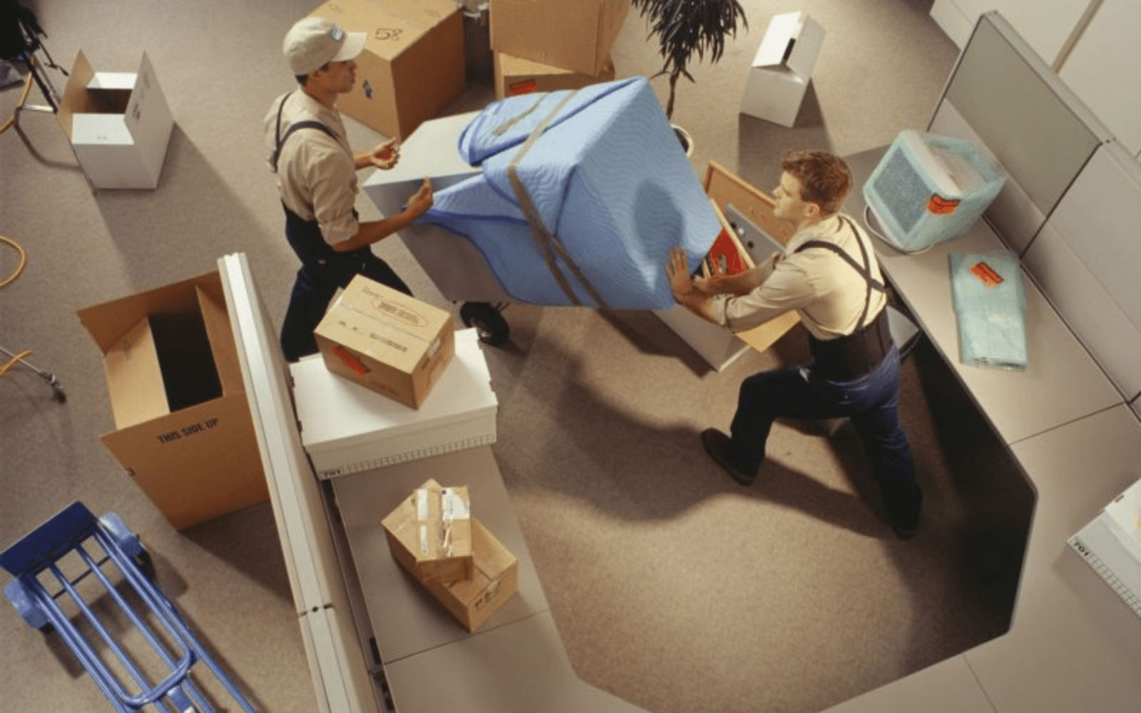 Office move, logistics, and deployment services supporting bundled IT projects