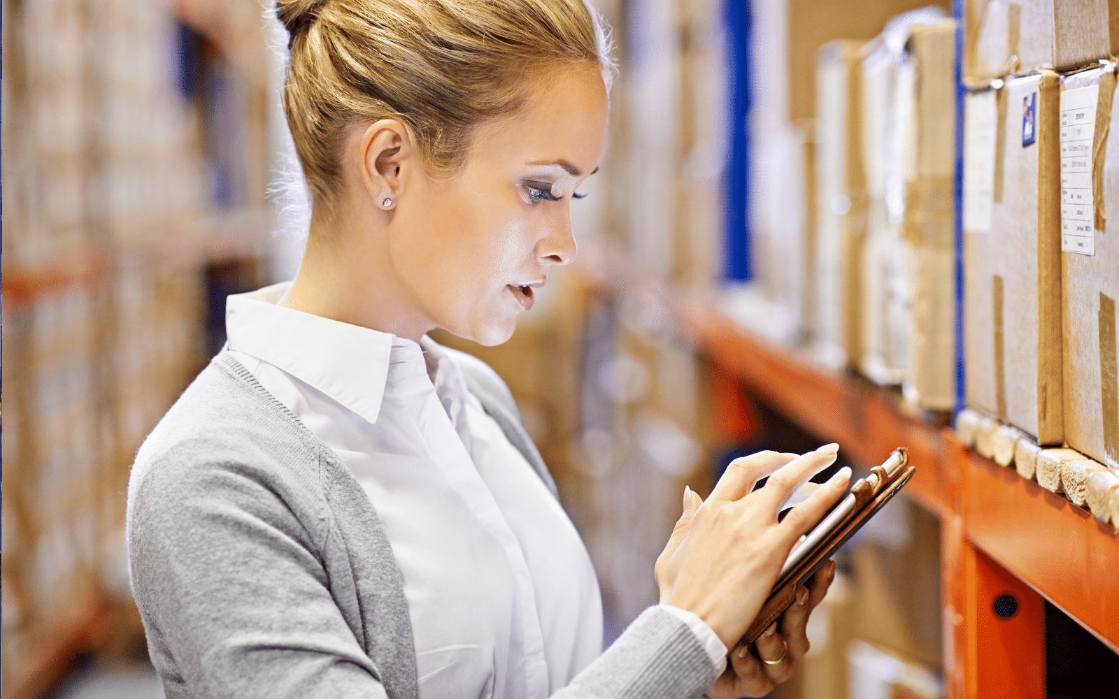 Asset records showing user location age and device status