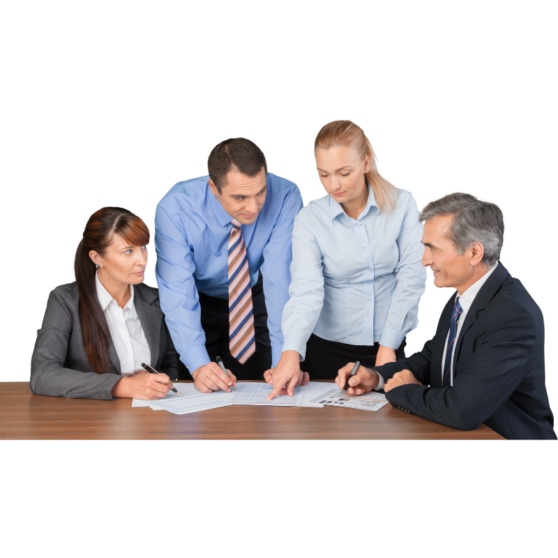 HTG IT consultant reviewing a technology plan